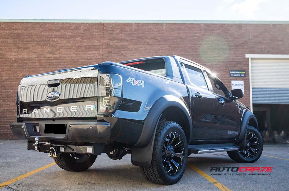 FORD RANGER ASSAULT GLOSS BLACK MILLED ACCENTS